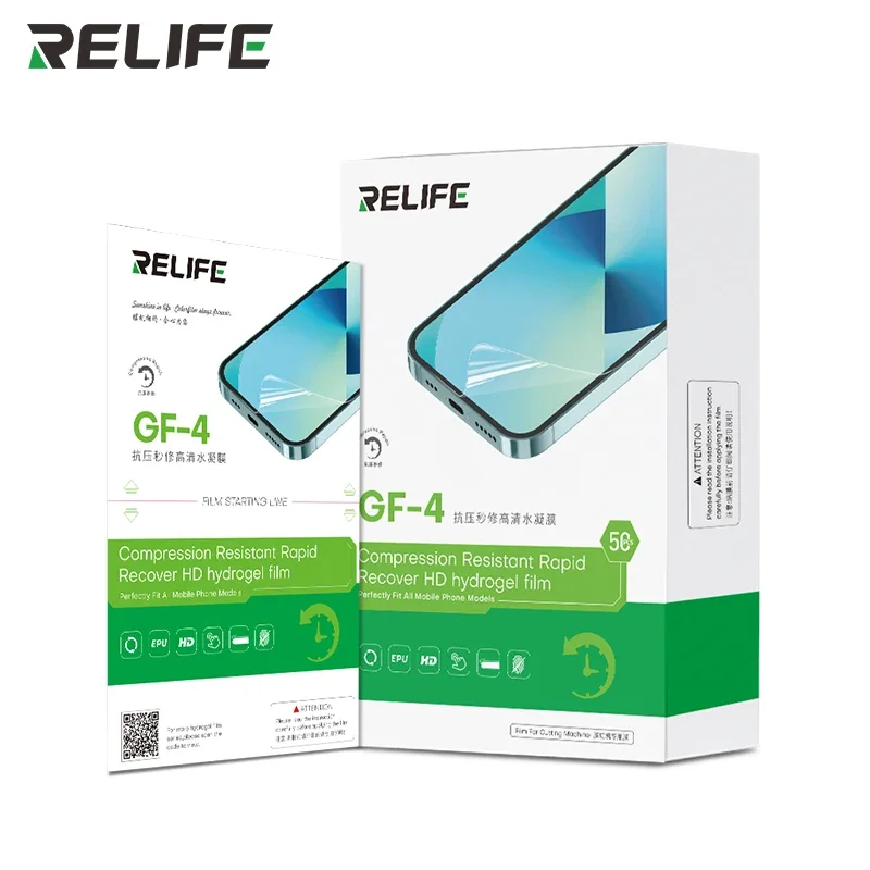 RELIFE GF-1 GF-2 GF-3 TPU Matte Privacy Flexible Hydrogel Films for Film Cutting Plotter Full Screen Coverage Screen Protection