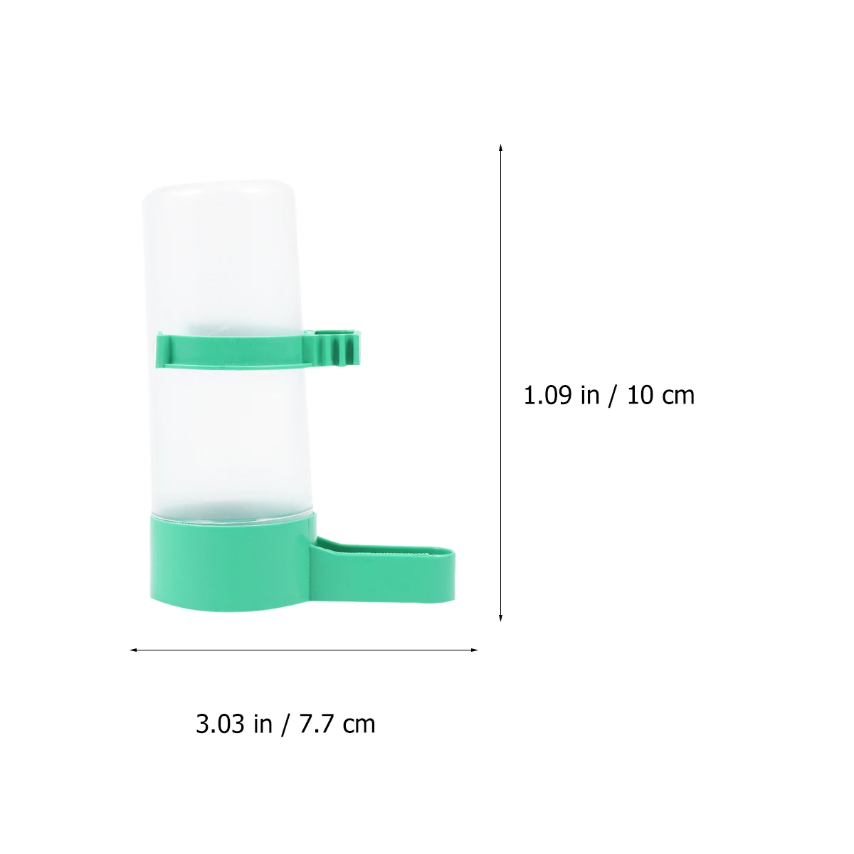 

5pcs Bird Water Container Durable Plastic Safe Hygienic Feeder Drinking Small Bird Parrot Aviary Budgie Cockatiel Peony Cage
