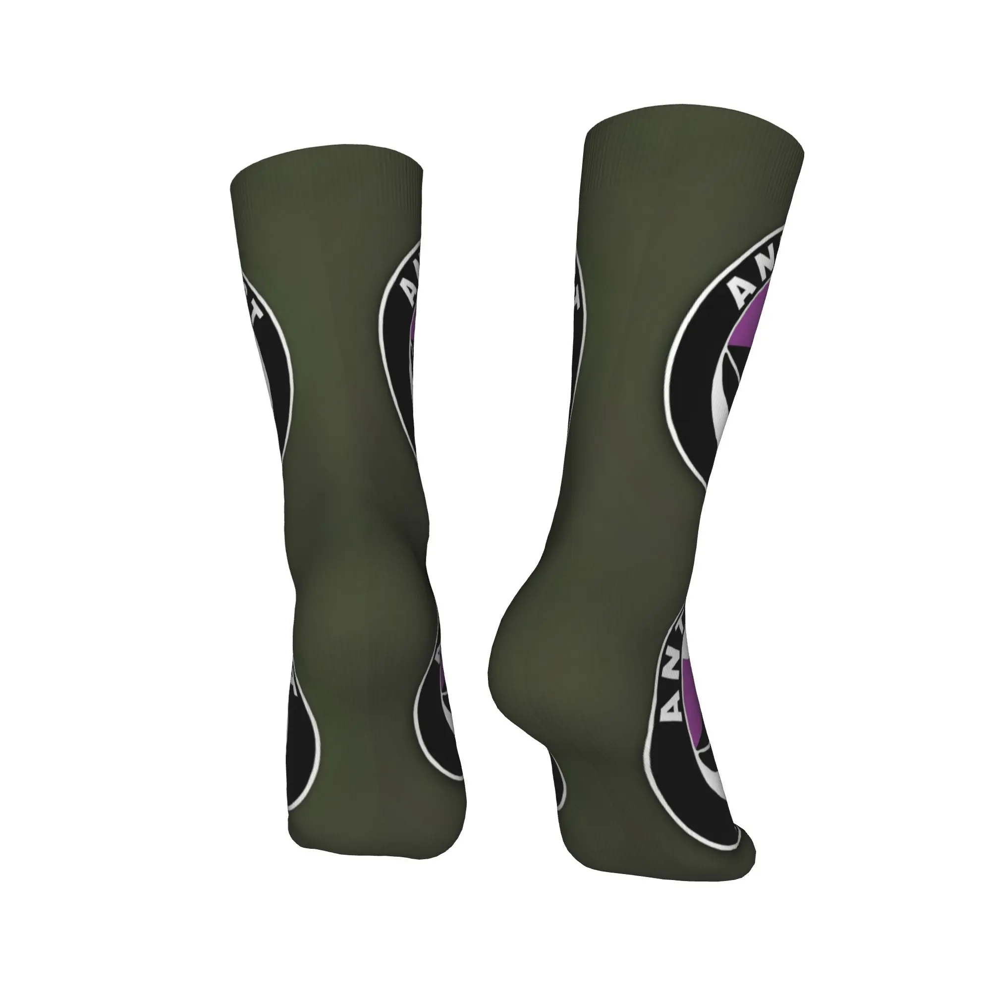 Antifascistische Actie Sokken Herfst Kousen Moderne Volwassenen Mannen Zachte Sokken Aangepaste Running Anti Slip Sokken