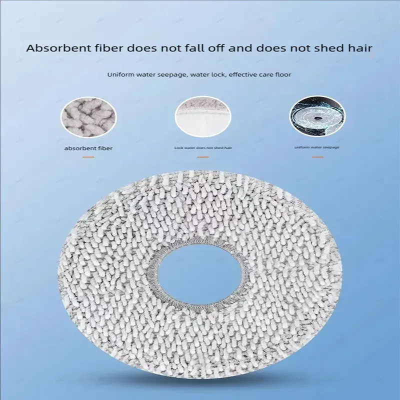 Para Robot aspirador Xiaomi Mijia M40 D110CN: consumibles de uso diario, cepillo principal, cepillo lateral, paño de fregona, filtro, bolsa para el polvo,