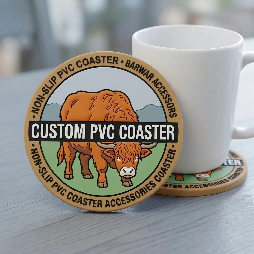 Customized Personalized Coasters Custom Your Photo Text Logo Image Drink Mat for Home Kitchen Restaurant Party Table Gift