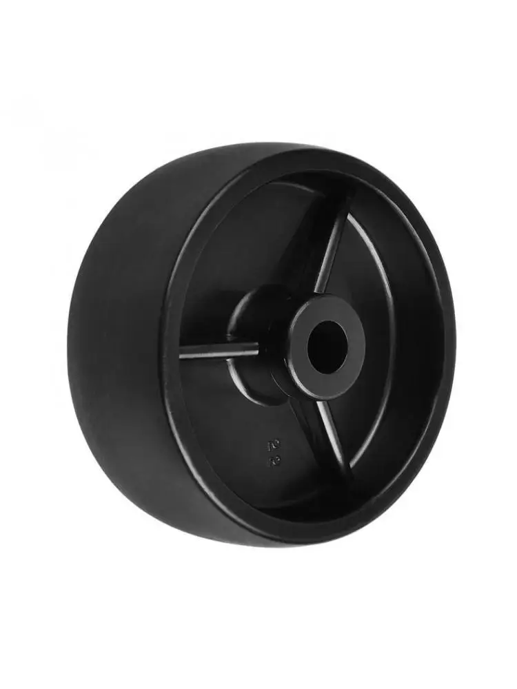 (10 Packs) 2 Inch black PP Single Wheel Inner Hole 6cm Light Plastic Piece Diameter 5cm Furniture Casters