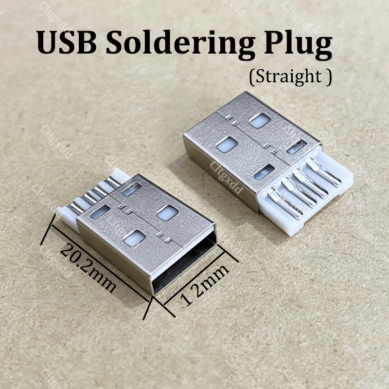 1 Stück USB 2.0 Stecker DIY Lötstecker Gerade/L-Typ Winkel Typ C Micro Stecker-Buchse-Adapter für Auto-DVR-Dashcam Daten- und Stromversorgung – Detail 8