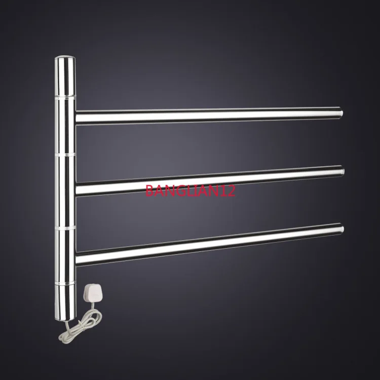 Bathroom towel rack, stainless steel electric towel rack, bathroom pendant 304 bath towel rack, toilet rack wholesale