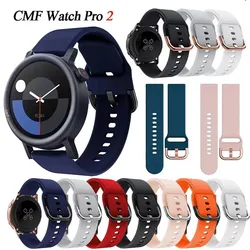 Sports Silicone Watch Band For CMF Watch Pro 2 Strap 22mm Wristband Correa For CMF by Nothing Watch Pro 2 Bracelet  Replacement