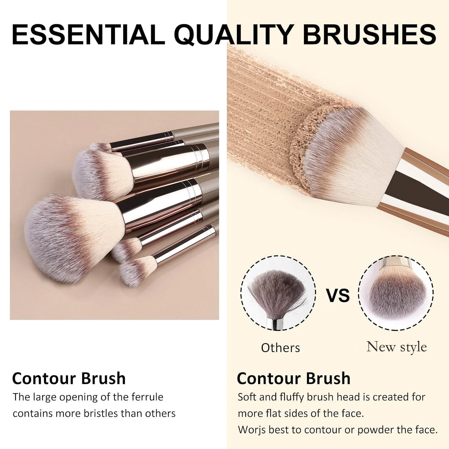 1-20PCS แปรงแต่งหน้าชุดมืออาชีพนุ่มฟูอายแชโดว์รองพื้นคอนซีลเลอร์เบลนด์บลัชผู้หญิงเครื่องมือความงามของขวัญคริสต์มาส