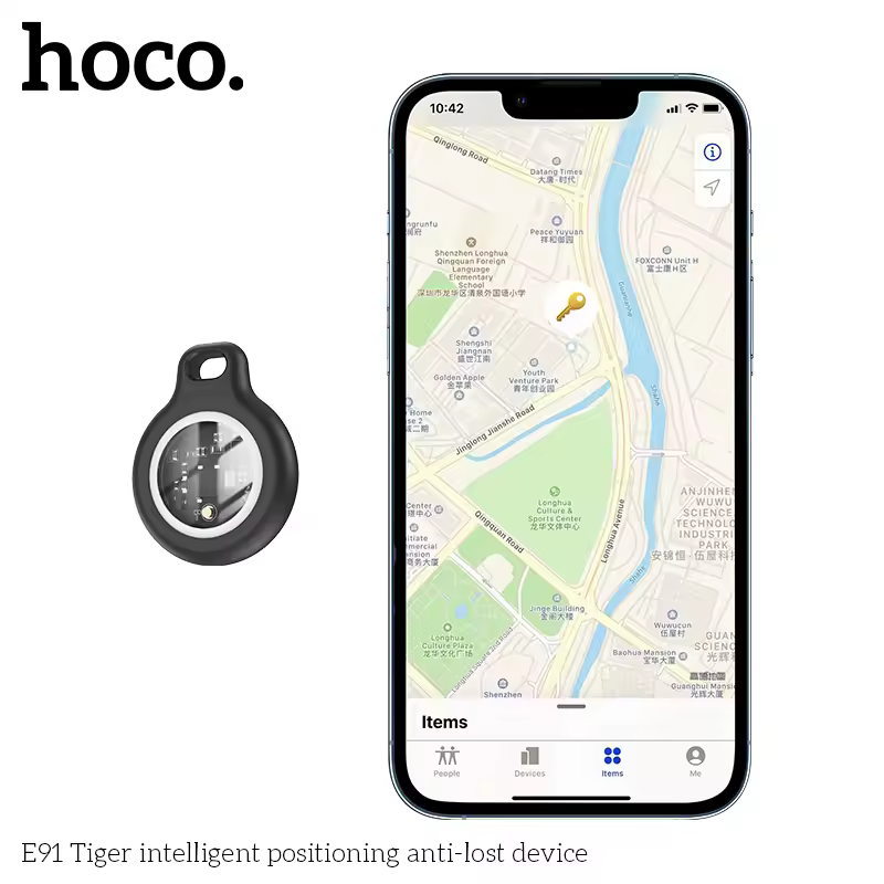 HOCO E91 Smart Airtag GPS Positioning Pet Anti-Lost Device with case For iphone find my Keychain Kids Trackers Finder Locator - Image 4