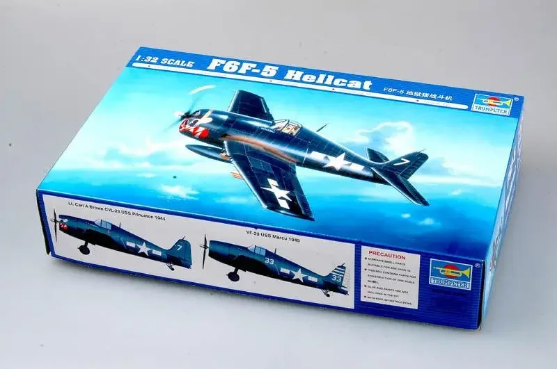 Trompetista 02257 Kit de modelo de plástico Hellcat escala 1/32 F6F-5