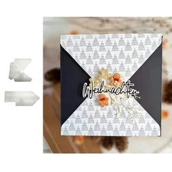2025 New Arrival Square Envelope Set Metal Cutting Dies Suitable for DIY Scrapbooking Greeting Card Embossing Decoration