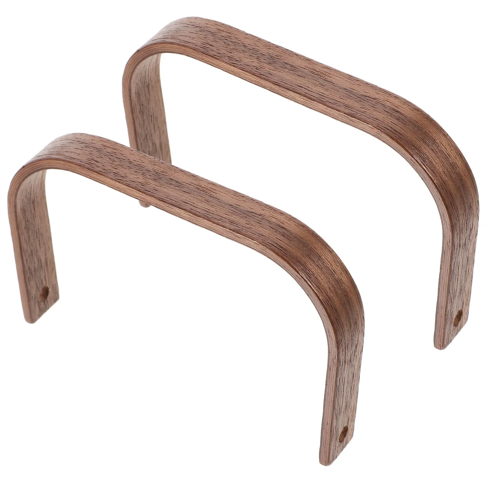 

2 Pcs Walnut Wood Teapot Handle Kettle Grips Vintage Replacement Wear-resistant Compact Supplies Lightweight Easy Install Strong