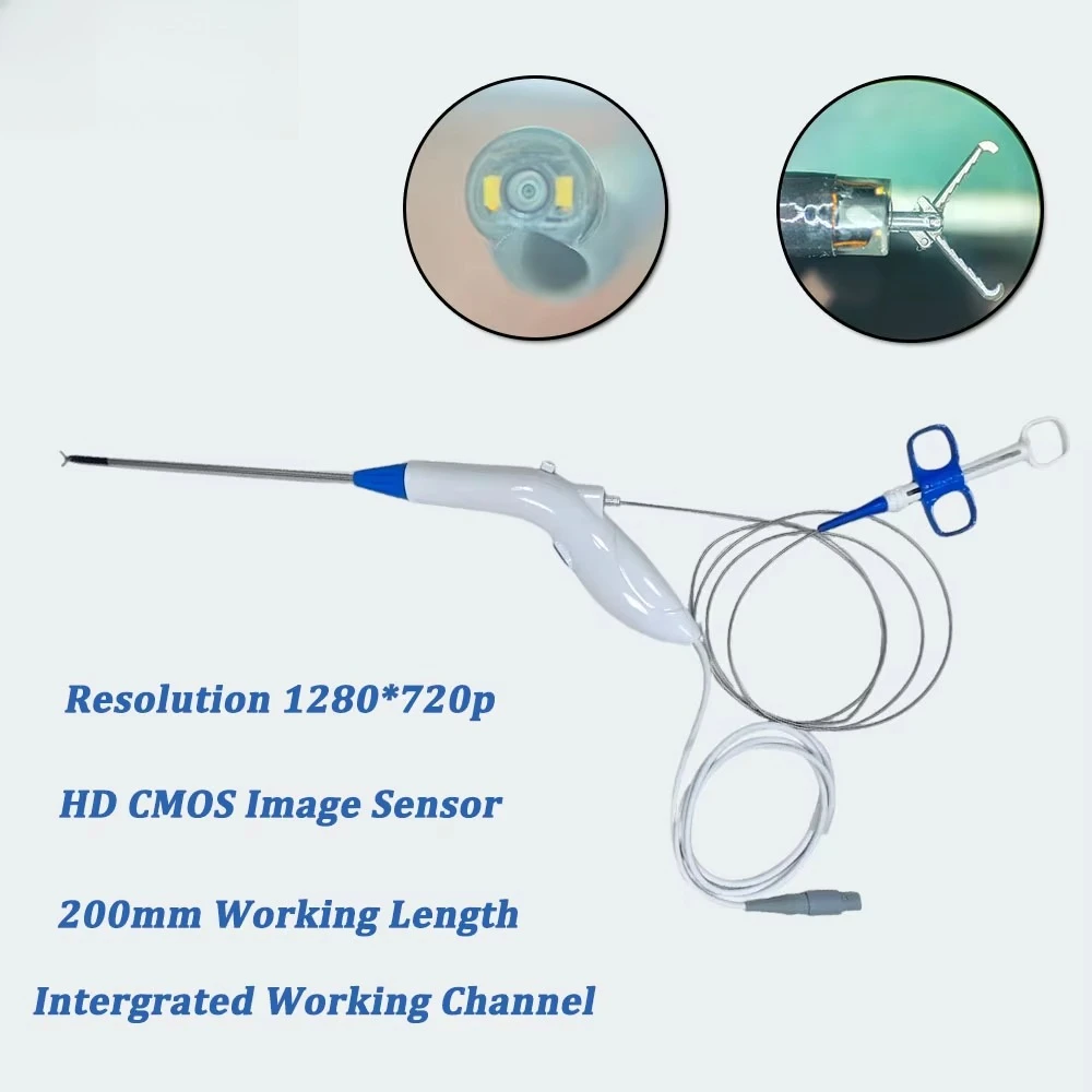 Single Use Hysteroscope    Gynecology Diagnostic Integrated Hysteroscope Full HD