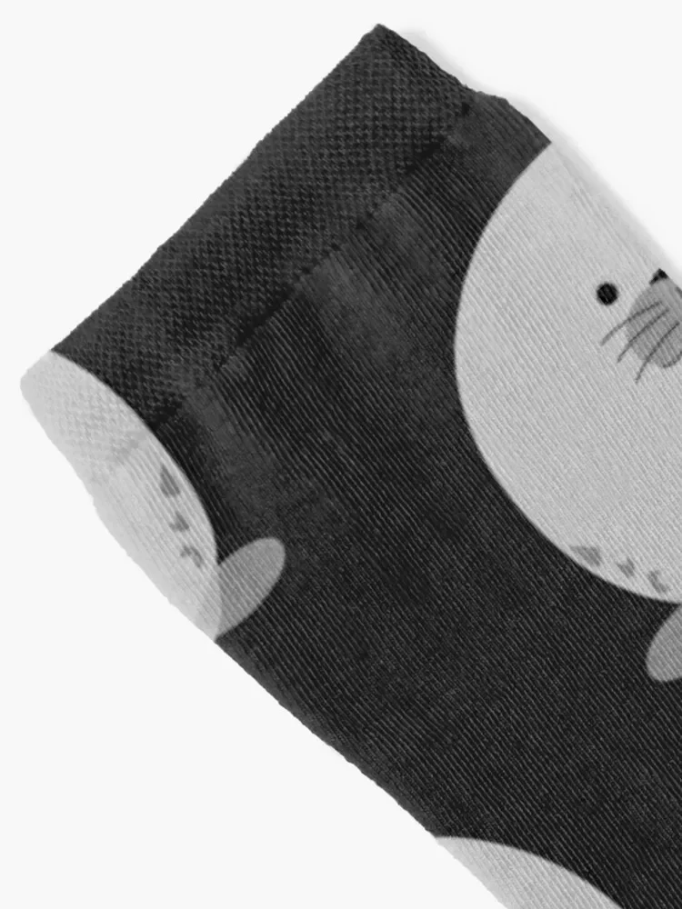 Cute Chonky Seal Socks gifts moving stockings man happy Women's Socks Men's