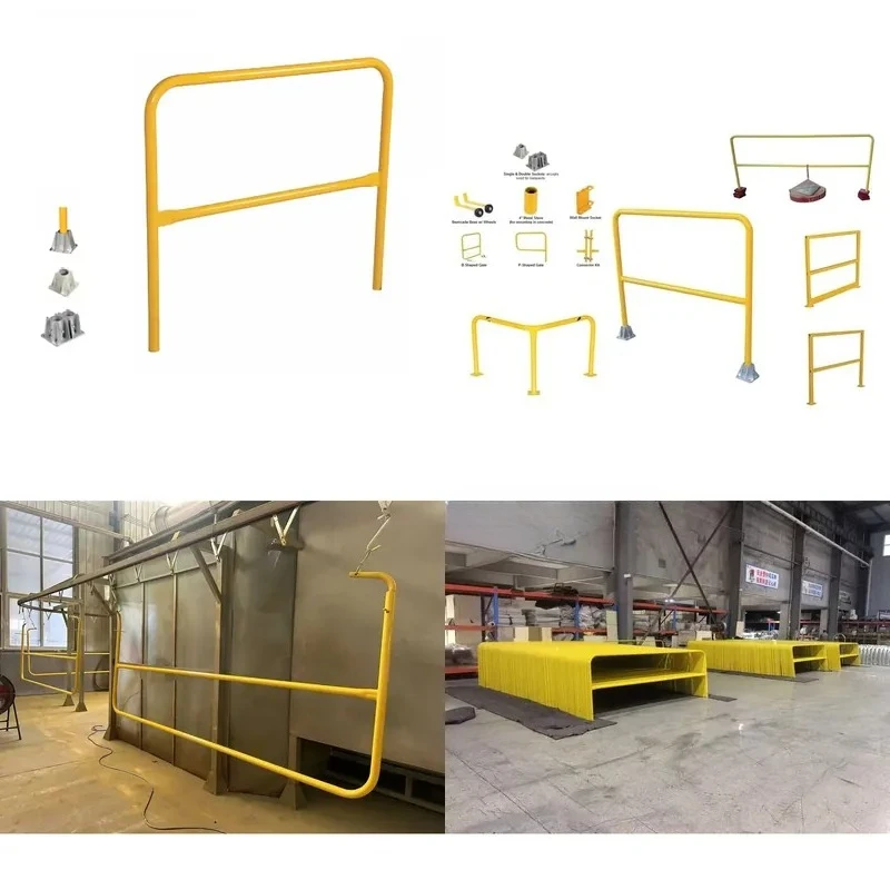 Roof Railings Guardrail Panels Ground Mounted Handrails Fall Protection Industrial Safety Barriers