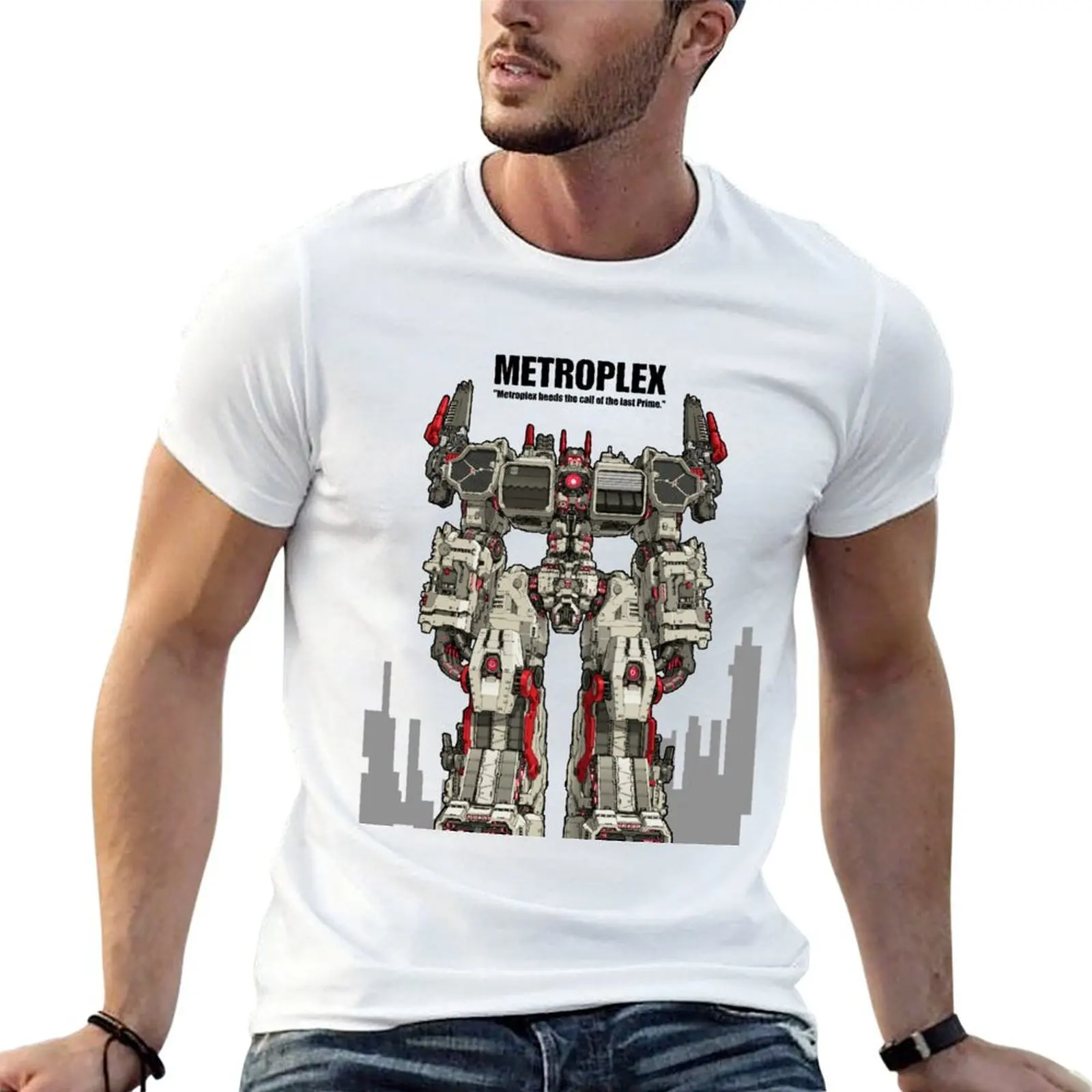 

Metroplex_Transformer Citybot T-Shirt t shirts for man graphic funny cotton t shirts high quality man t shirt summer T-shirt