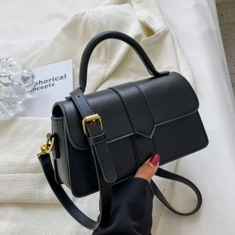 

Pu Leather Shoulder Bag for Women Handbag - Fashion Crossbody Bags Vintage Underarm Bag Square Satche