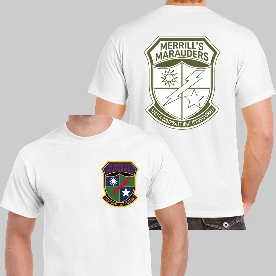 New Merrill S Marauders 5307th Composite Unit Historical Military Tribute T-Shirt