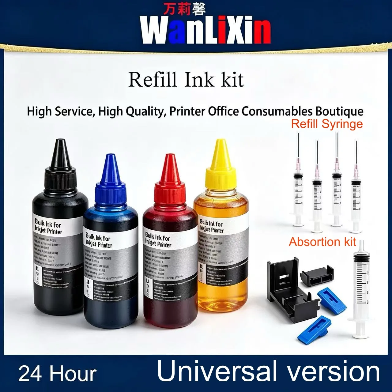 

Premium Refill Ink Set for Epson Canon HP Brother 305 Ecotank CISS Cartridges