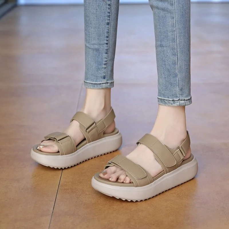 Women's Comfortable Walking Sandal Lightweight Cushioned Hiking Sandals Platform Shoes For Women Slingback