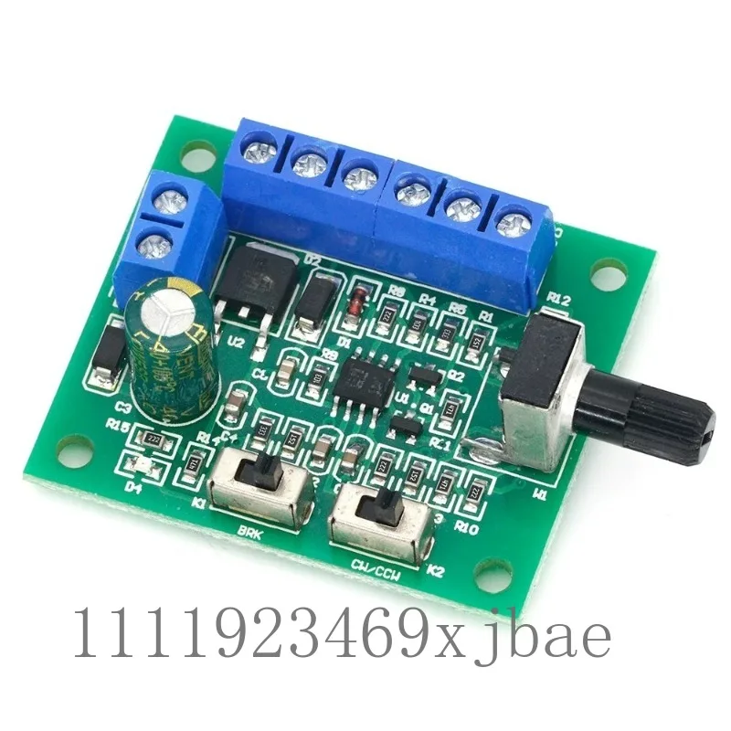 DC 8V-24V Brushless Motor PWM Speed Control Board, 10A DC Motor Governor, Forward Reverse Switch with Drive Circuit
