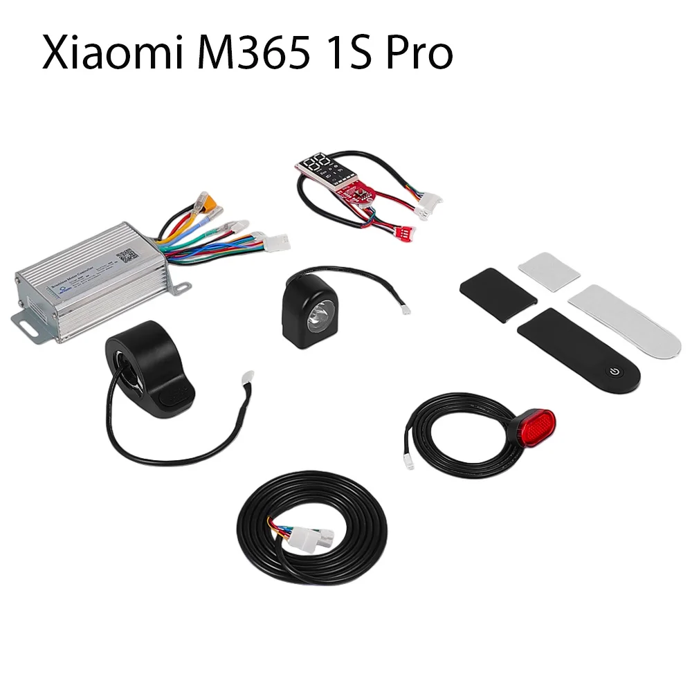 

Контроллер LENZOD DC36v 350w с дисплеем, акселератором, передней фарой и задним фонарем для электросамоката XiaoMi-M365 1S Pro