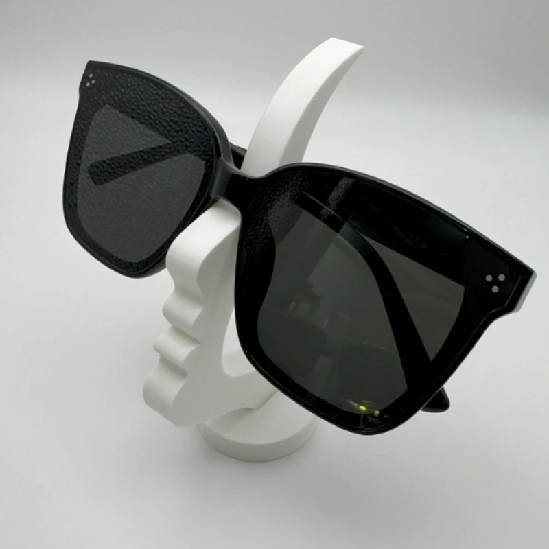 Minimalist Human Profile Eyeglass Holder 3D Printed Side Face Stand for Glasses Fun Practical Desk Line Art Decor Ornament