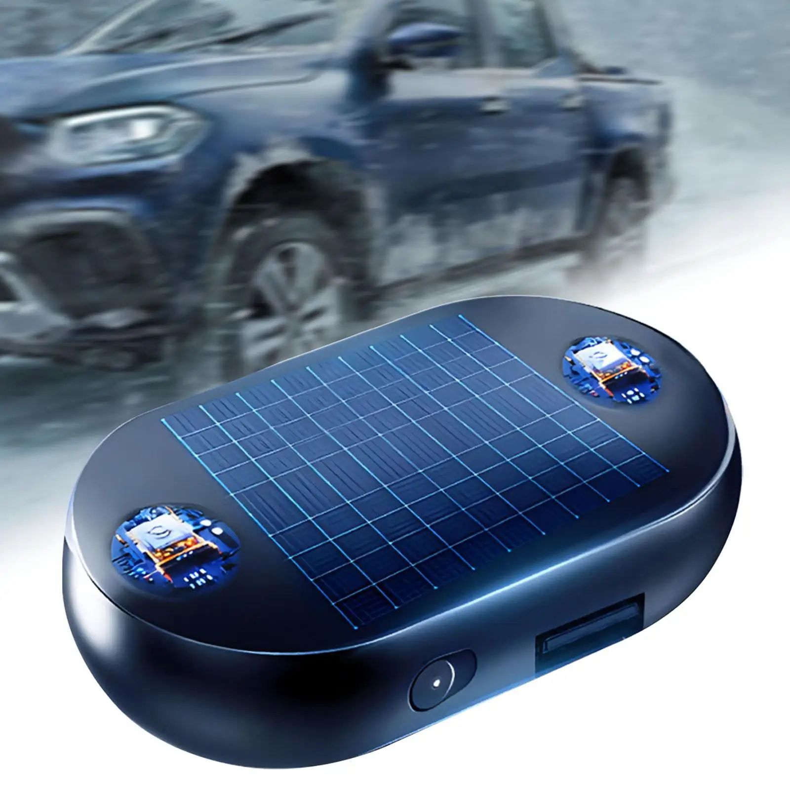 Car Snow Antifreeze Tool USB Powered Solar Panel Portable for Auto Car Truck