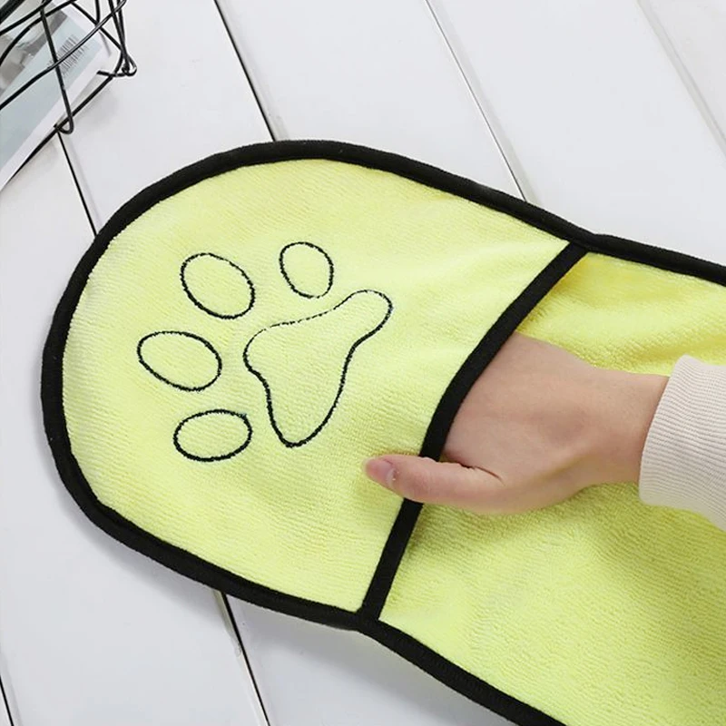 Imagen 5: Toalla para Mascotas, Toalla para Perros, Bata de Baño, Fibra Suave Absorbente, Toalla para Gatos, Productos de Limpieza para Mascotas, Suministros para Perros, Toalla de Baño para Perros de Microfibra