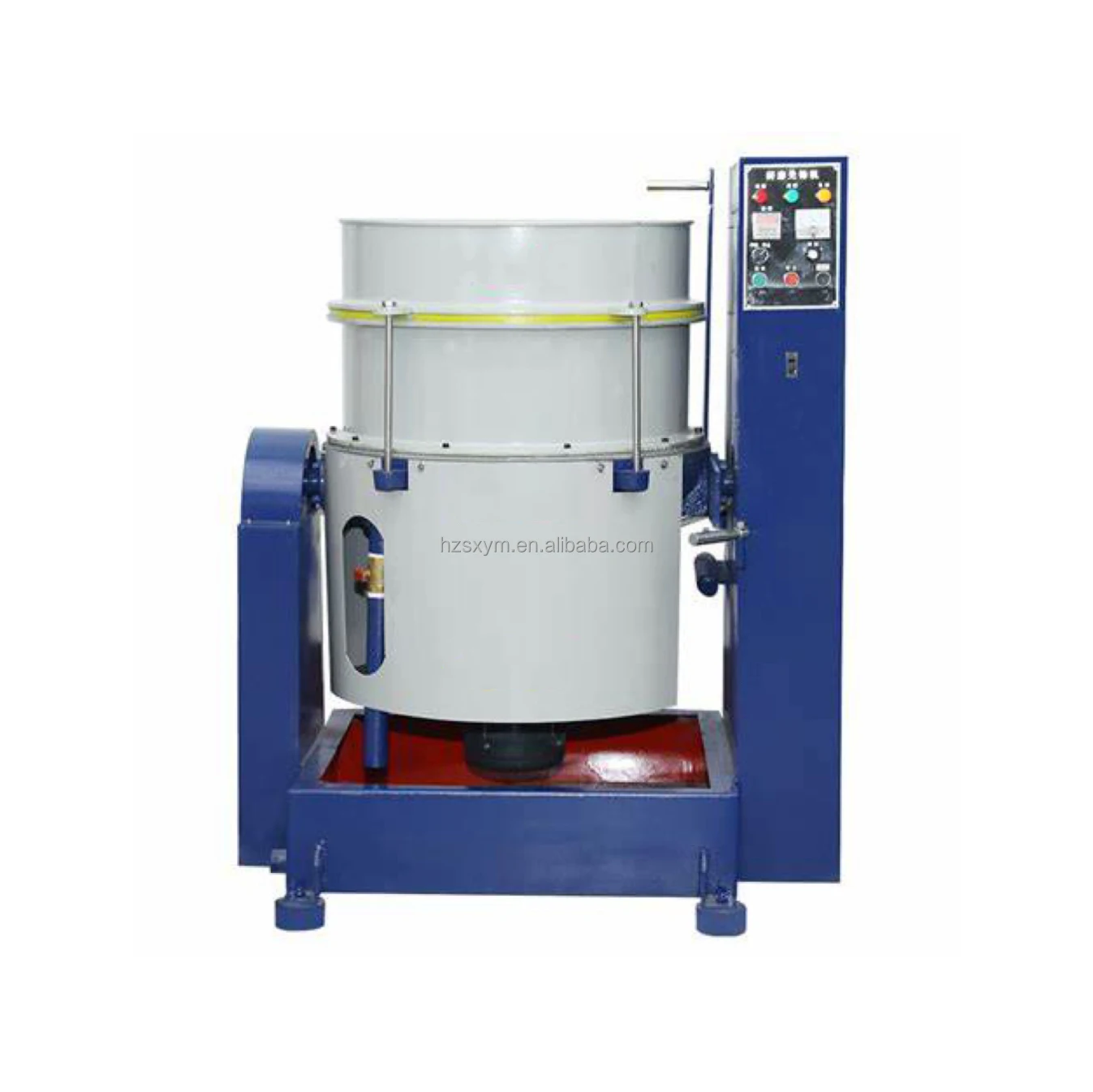 High Efficiency 50L Centrifugal Tumble Vibratory Polishing Machine with PU Inner Liner