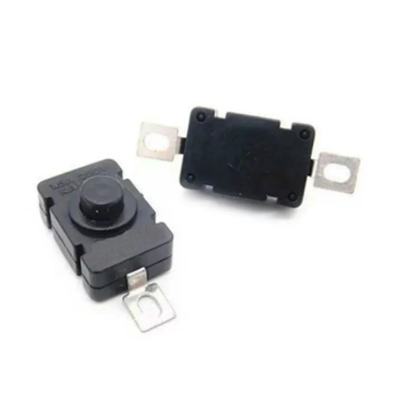 10 Uds KAN-28 1.5A250V interruptores de linterna autoblocantes tipo SMD 18x12mm interruptores de botón 1812-28A nuevo