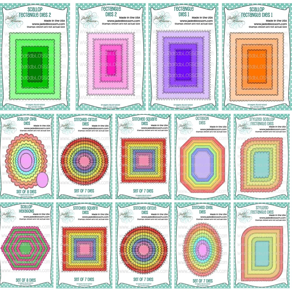 ריבוע משובצת אליפטית מעגלית חדשה חיתוך מתכת diy dify diy