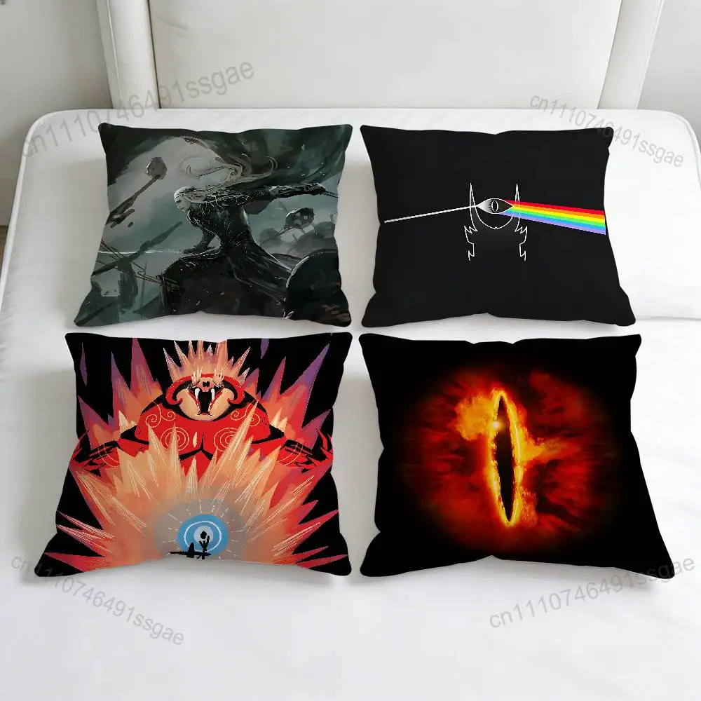 

Cool L-Lords of the R-RingS Square Pillow Cover Decorative Throw Pillow Case for Sofa Couch Bed Home Car Living Room Decoration