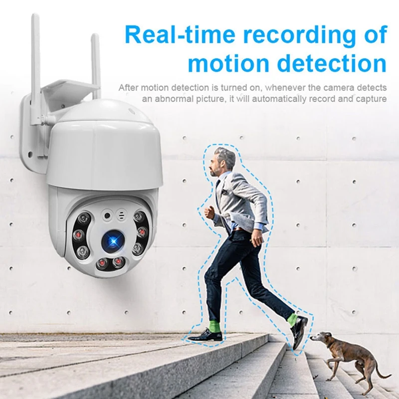 كاميرا مراقبة مع 360 ° ، لون الرؤية الليلية/HD/الأضواء/الصوت Intercorm الاتحاد الأوروبي التوصيل