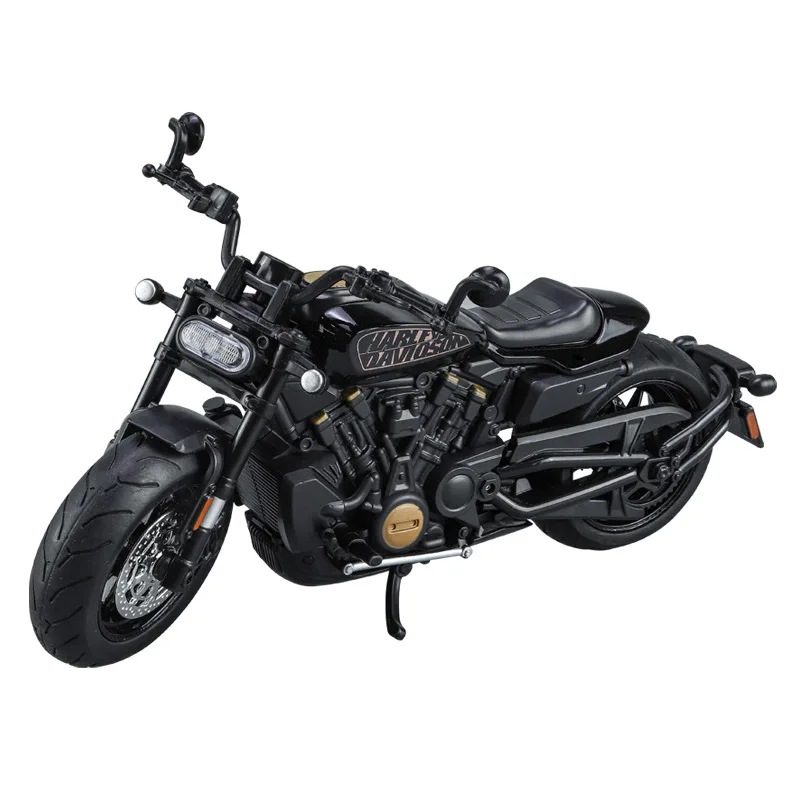 1:12 Harley Sportster S Alloy Toy Motorcycle Model Diecast Metal Shock Absorption Turning Off-road Motor Models for Boy Gift