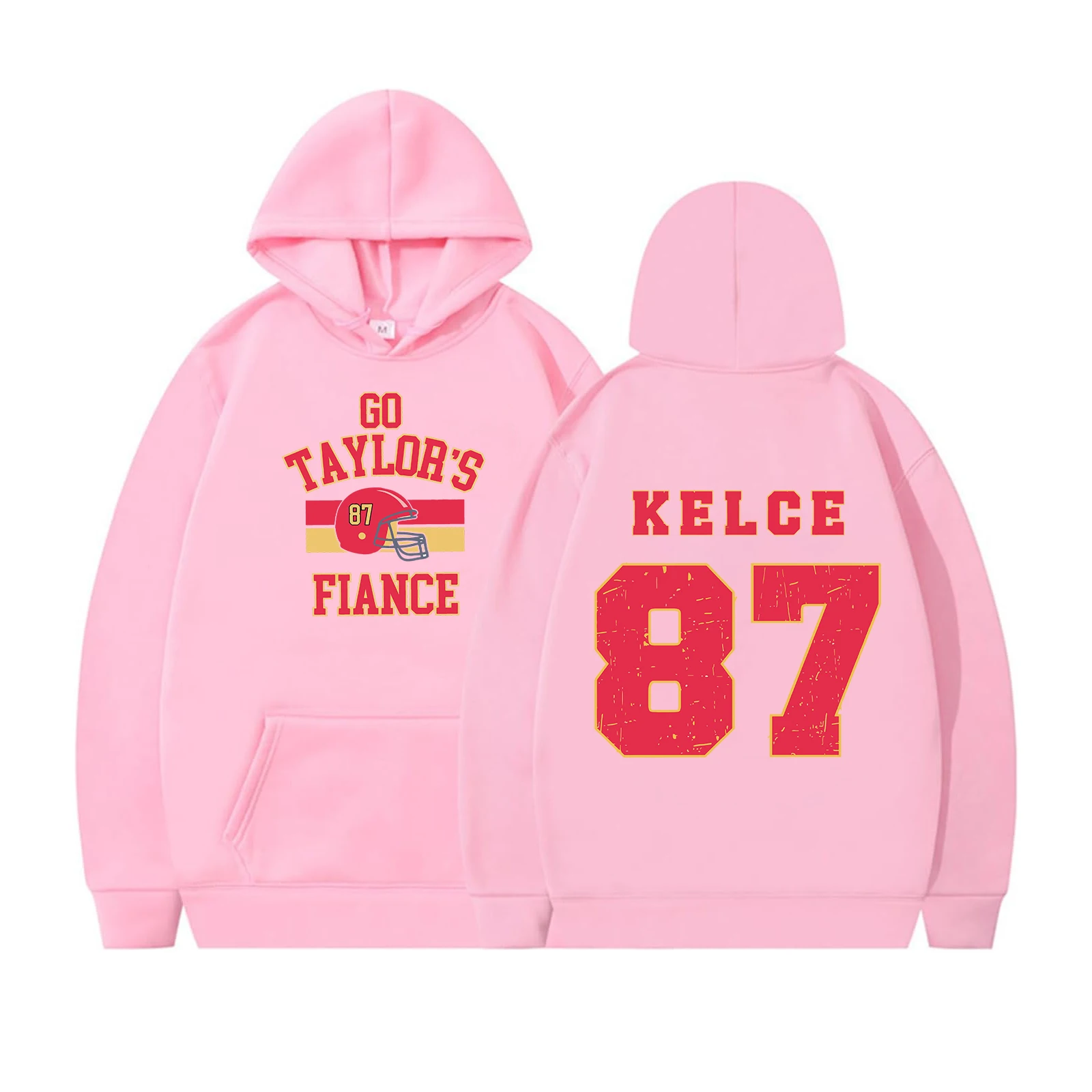 قميص Go Taylor's Fiancé بقلنسوة قميص Taylor Travis للخطوبة للرجال والنساء بأكمام طويلة ملابس الشارع الشهير بغطاء للرأس مضحك للزوجين