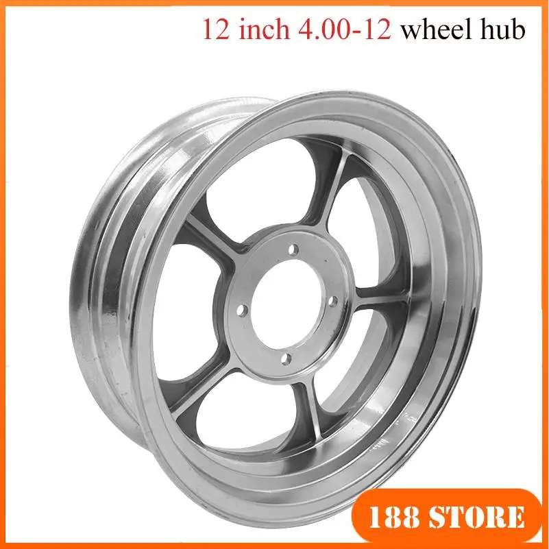 

12 inch 4.00-12 good quality aluminum alloy wheels, suitable for motorcycle, electric tricycle, and scooter parts