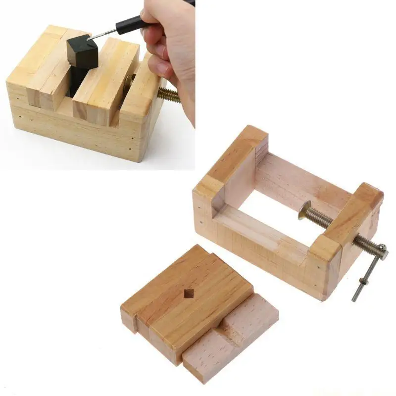 A2BE Sculpture Craft Carving Tool Universal Press Table Vise Fixing Small Parts Watch