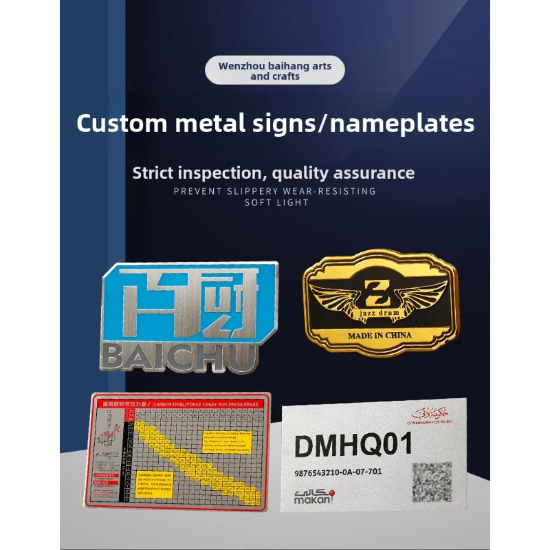 Señal de metal de película reflectante, señal de cámara impermeable, etiqueta de seguridad de PVC, señal de advertencia impresa de acero inoxidable