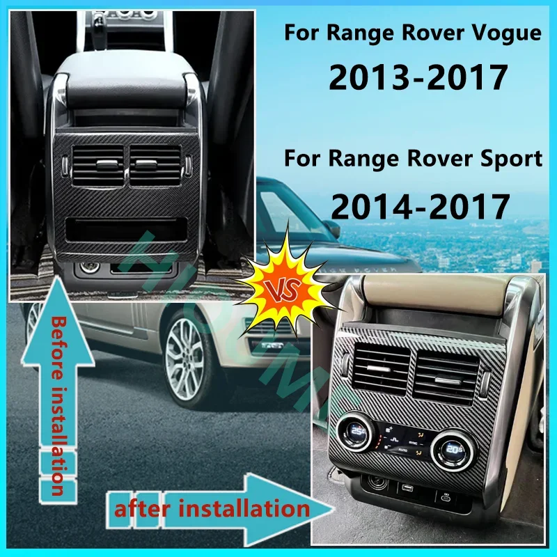 

Car Rear Air Conditioning Multimedia Display Conditioning Climate Touch Control For Land Rover Range Rover Sport Vogue 2014-2017