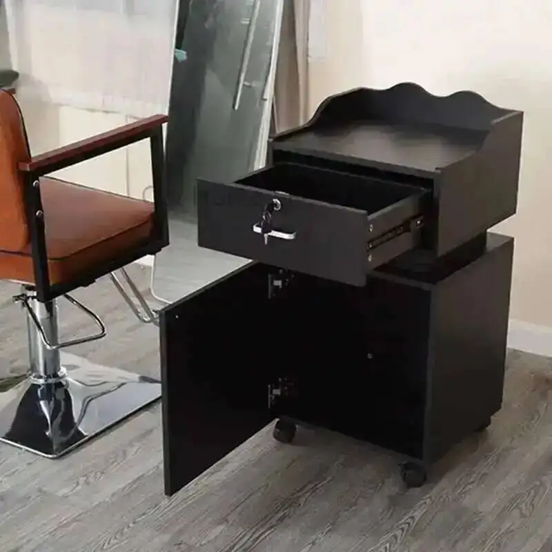 

Trolley Equipment Salon Hairdresser Beauty Eyelash for Organizers Trolleys Aluminum Aesthetics Hair Furniture Professional Nail