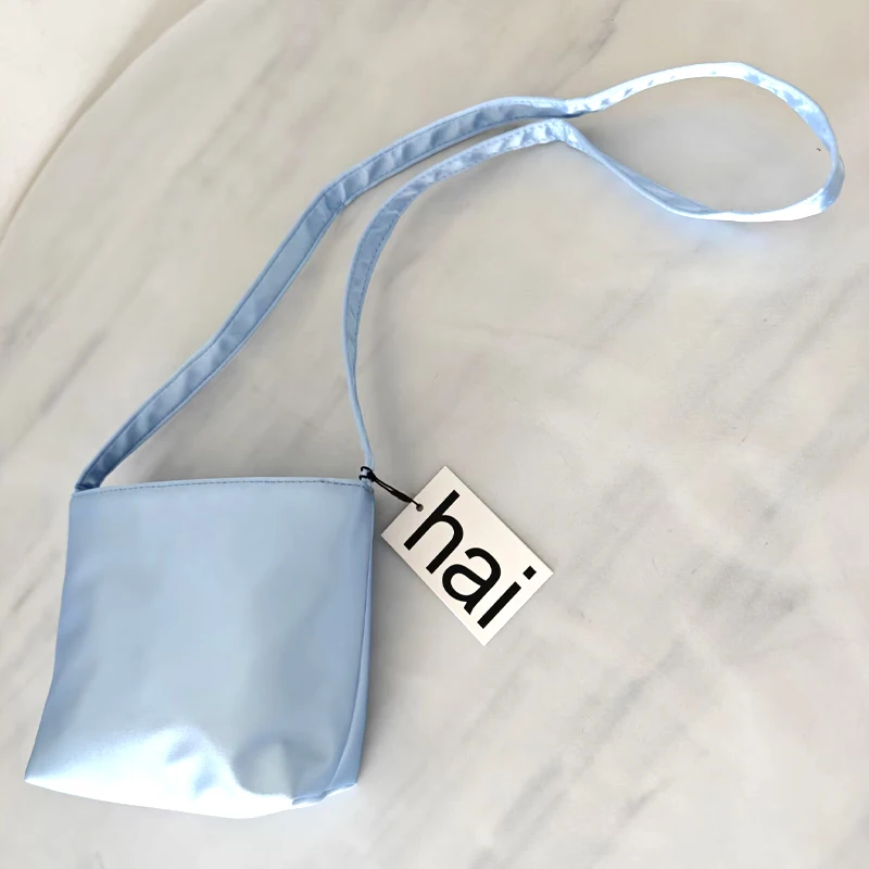Solid Silk Women's Shoulder Bag 2026 Crossbody Phone Bag Retro Satin Small Square Fashion Contrast Color Underarm Girls Purse