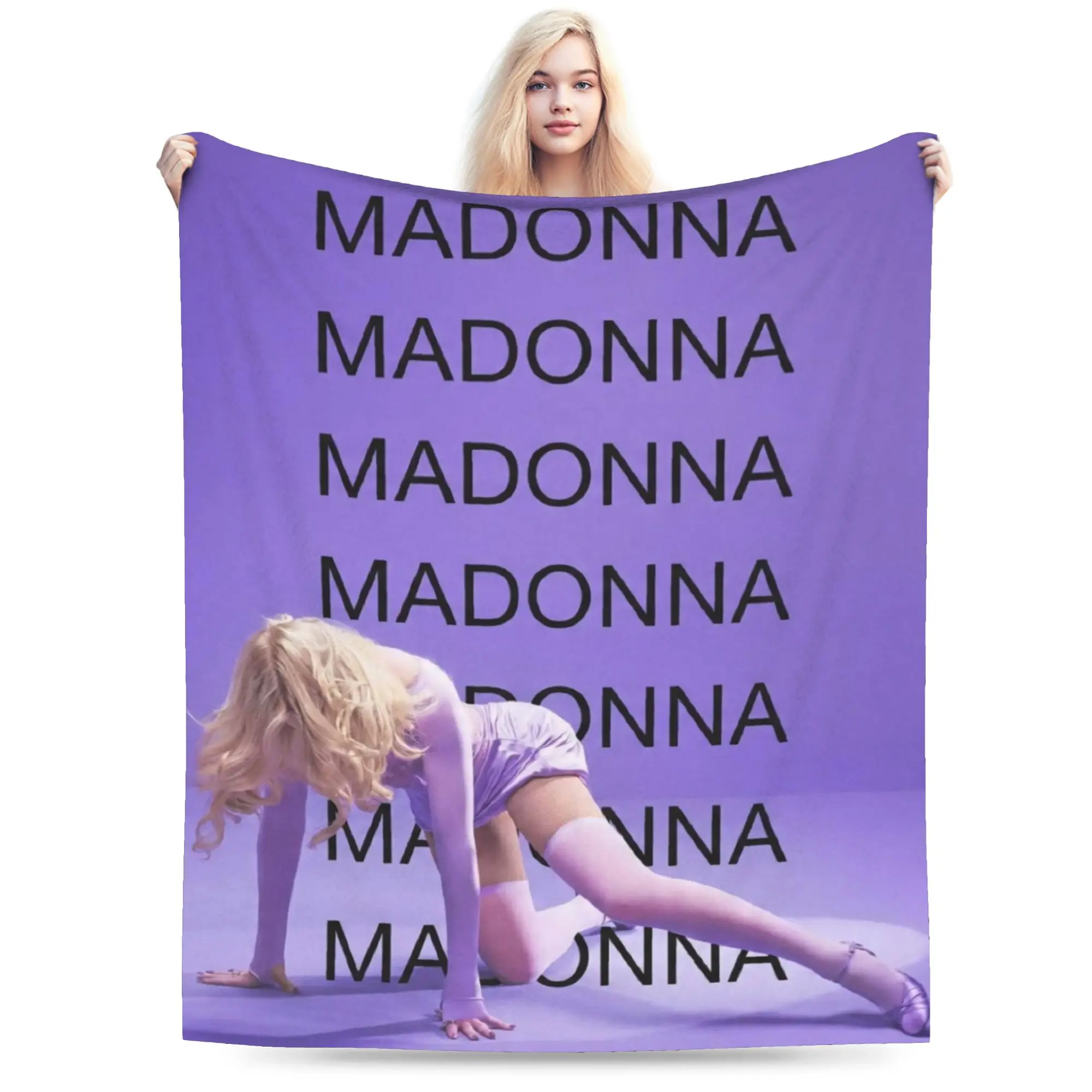 M-Madonnas Confessions II Throw Blanket for Couch Soft Fuzzy Plush Blanket 50x60 Inch Multiple Sizes Bedspreads for All Seasons
