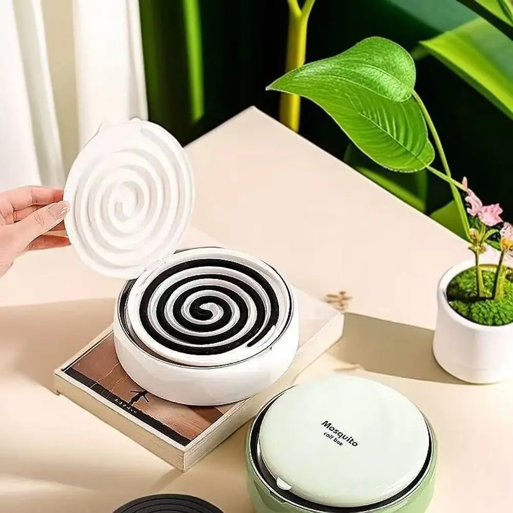 With Tray Mosquito Coil Holder Anti-Mosquito Safe Design Mosquito Repellent Useful Mosquito Coil Bracket for Indoor Outdoor
