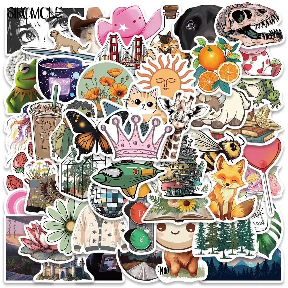 10/30/50PCS Collection Of Cartoon Hotspots Graffiti Stickers Kawaii DIY Travel Luggage Guitar Fridge Laptop Sticker Kids Decals