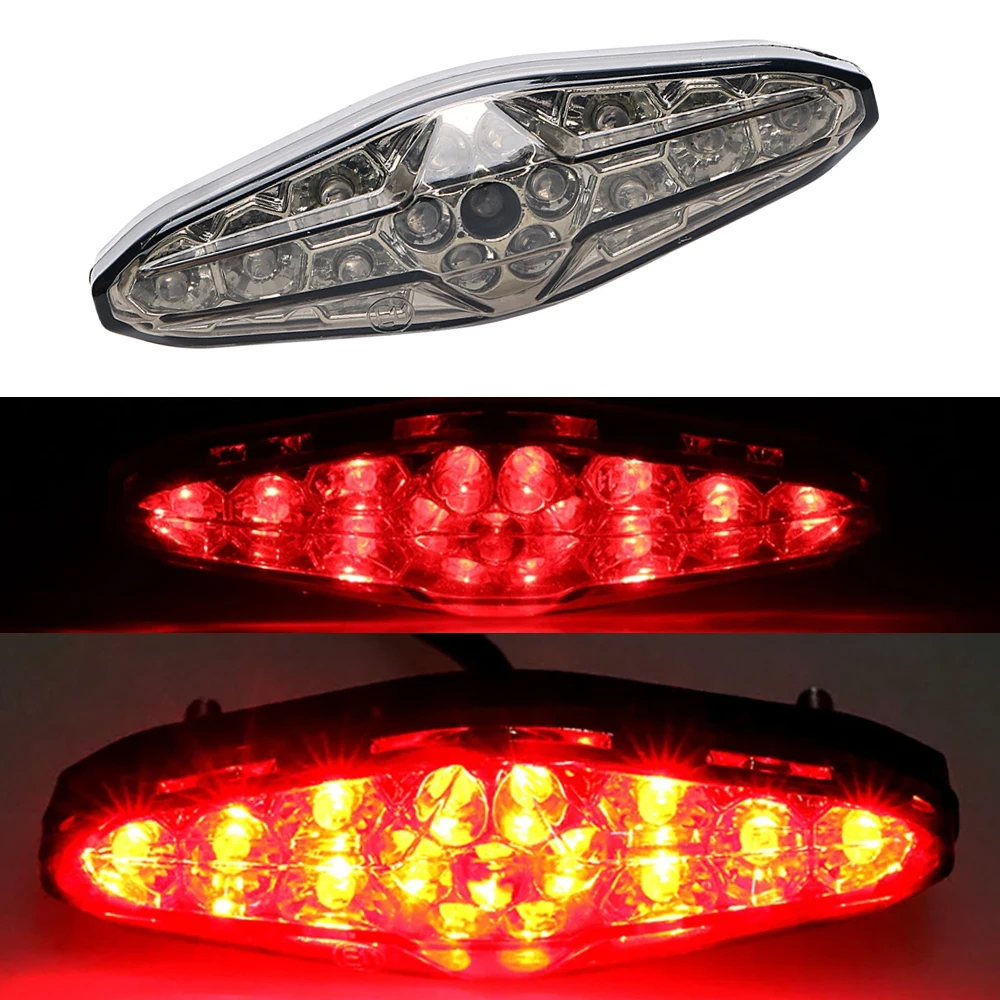 Motorcycle 15 LED Taillight Rear Brake Light Indicator Lamp for Suzuki ATV LTZ King Quad DRZ650 DRZ400