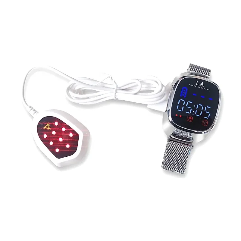 

glucose smartwatch red light true blood pressure test pain relief heathcare digital wrist therapy diabetic watch