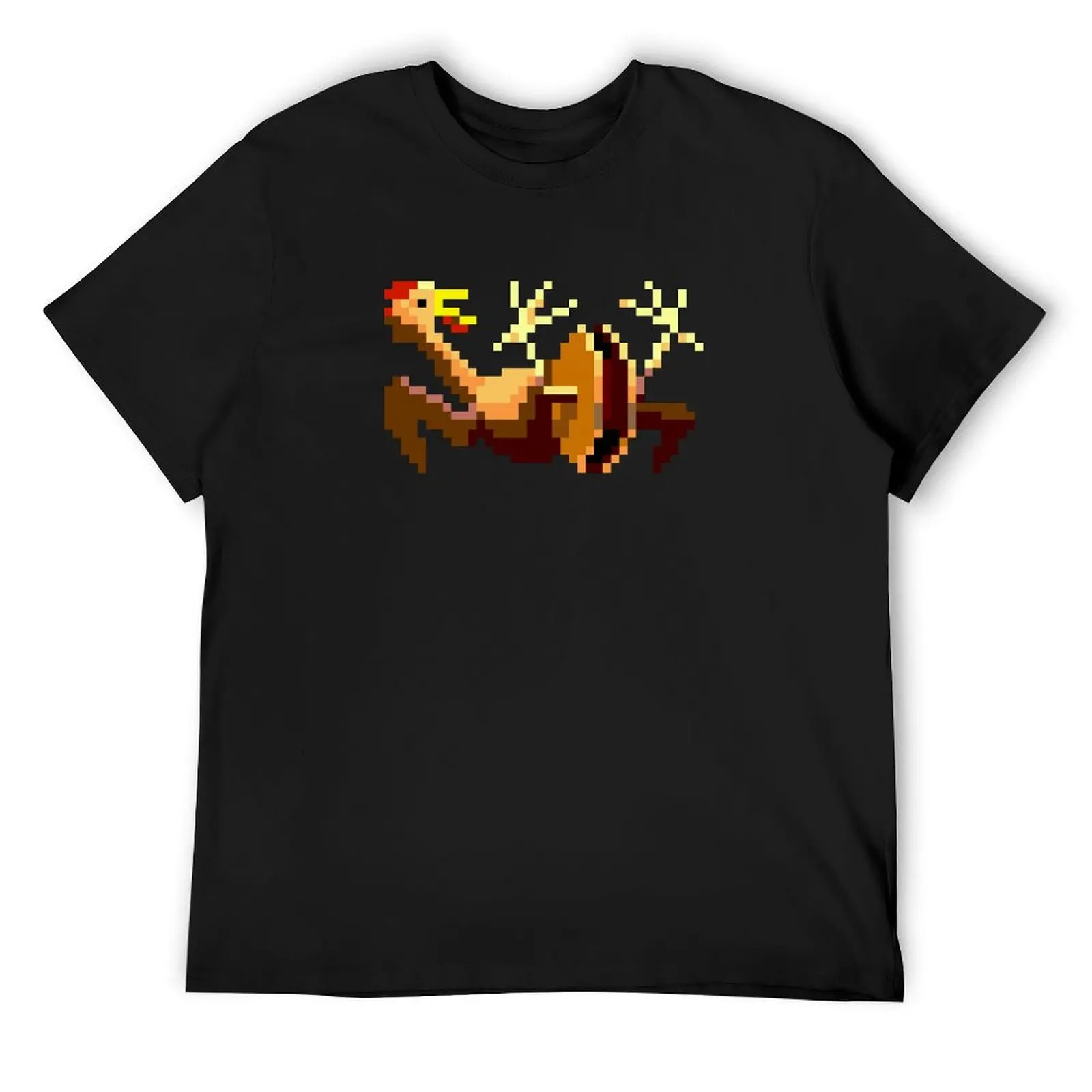

Rubber chicken with pulley in the middle T-Shirt anime figures summer top men tshirt