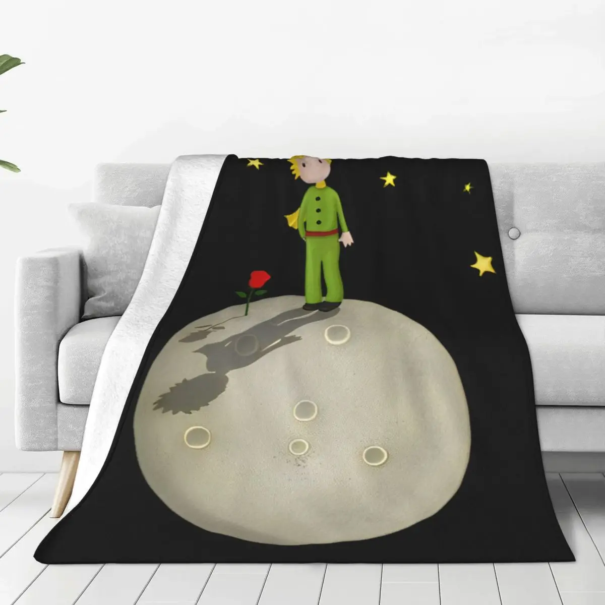 Prince And The Fox The Little Prince Fleece Blanket Awesome Throw Blankets for Home Hotel Sofa 125*100cm Quilt