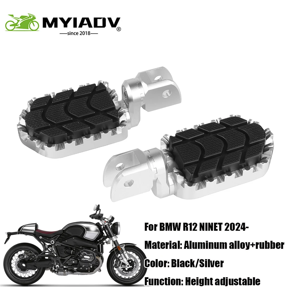 Für BMW R12 NINET R12 NINE T R12NINET 2024- Motorrad Vorne Fußstütze Einstellbare Fußrasten Erhöhen Oder Unteren Fuß Pedal fußrasten