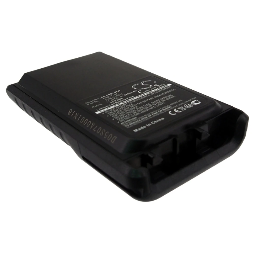 

Li-ion Two-Way Radio Battery for YAESU, 7.4V, 2200mAh , Compatible Models: VX230, VX-230, VX-231, VX231L, VX-231L, VX234, VX-234