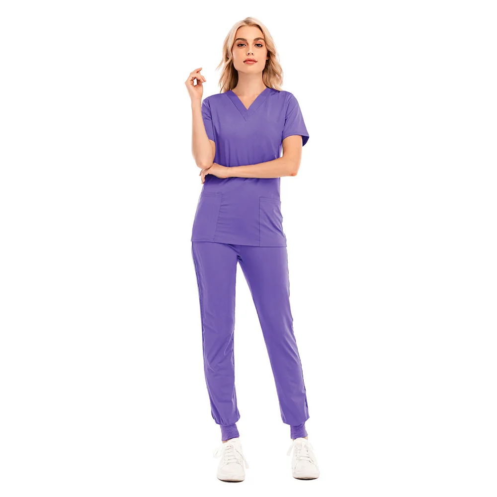 Summer Women's Thin Coveralls Doctor Coveralls Medical Surgical Uniforms Multicolor Unisex Uniforms Nurse Uniforms